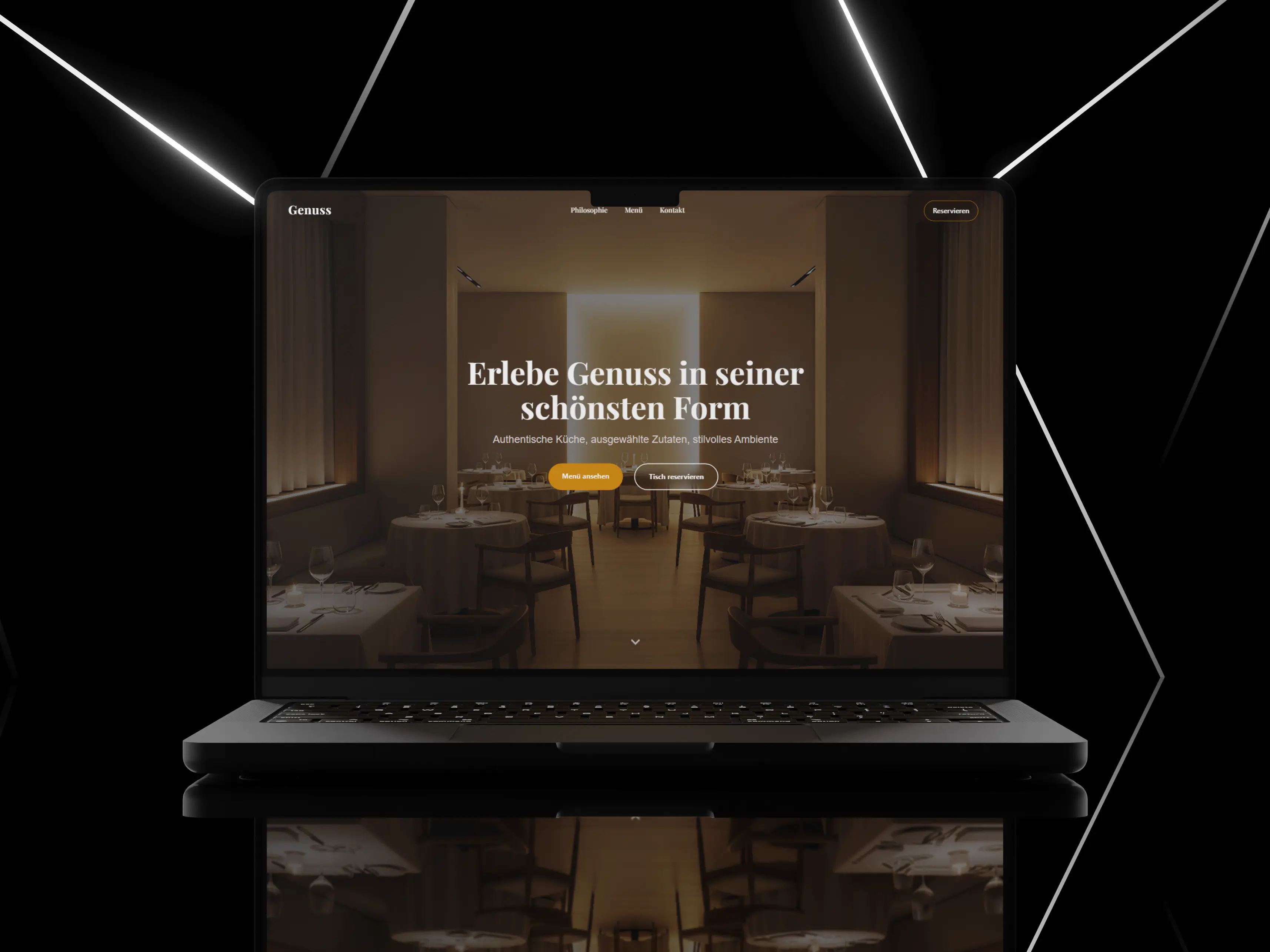 Restaurant Genuss Mockup